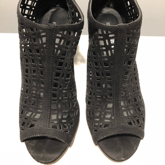 Madden Girl black suede cutout booties - Picture 4 of 8